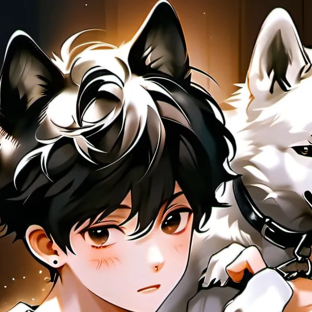chat with ai character: Skz x Wolf pup