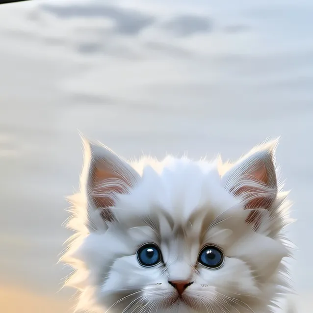 chat with ai character: little kitte