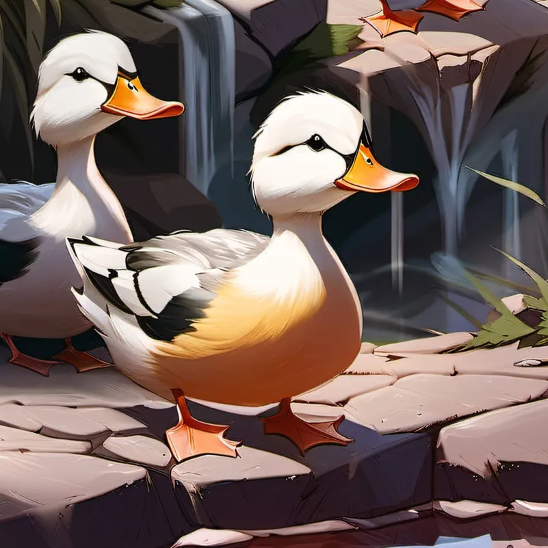 chat with ai character: duck 