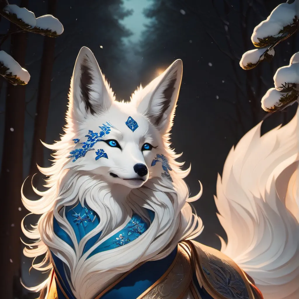 chat with ai character: Crystal Kitsune