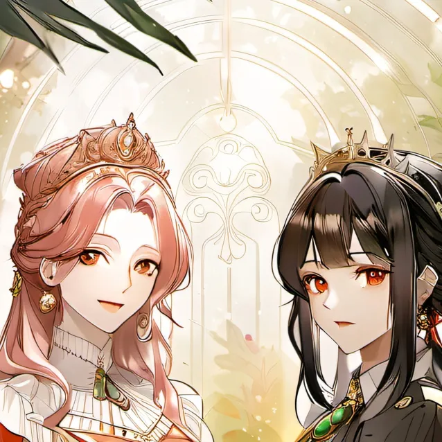 chat with ai character: twin princesses