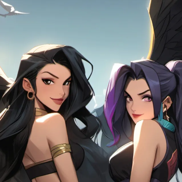 chat with ai character: Raven and Jinx