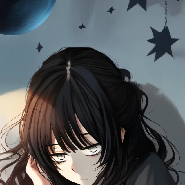 chat with ai character: sister tired girl