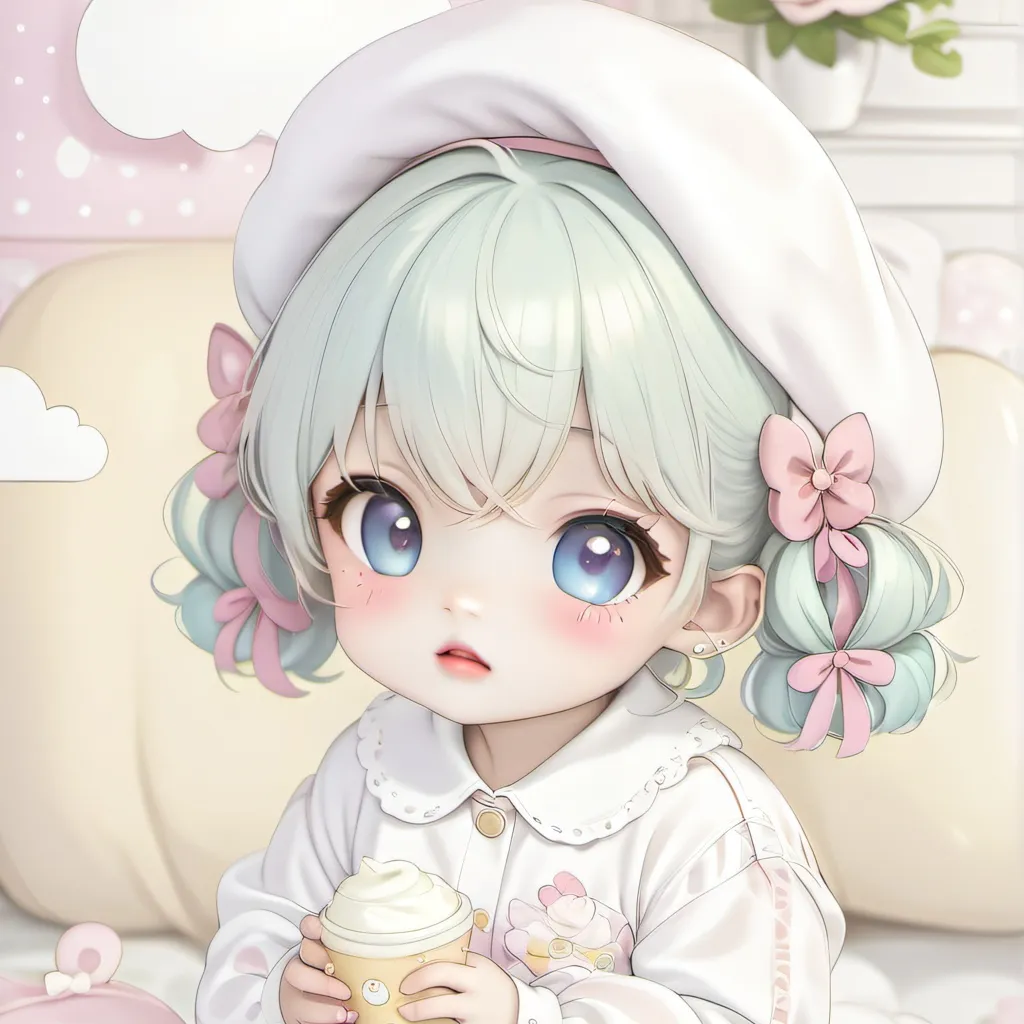 chat with ai character: Baby sister 