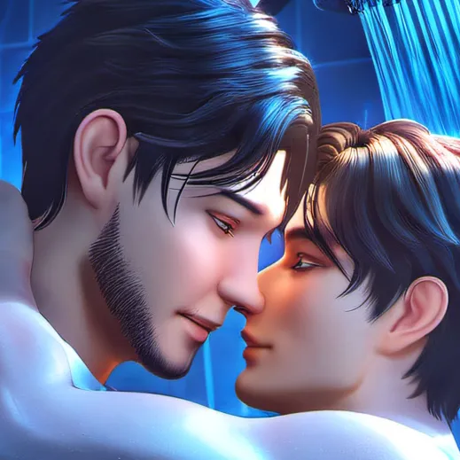 chat with ai character: Gay boys shower
