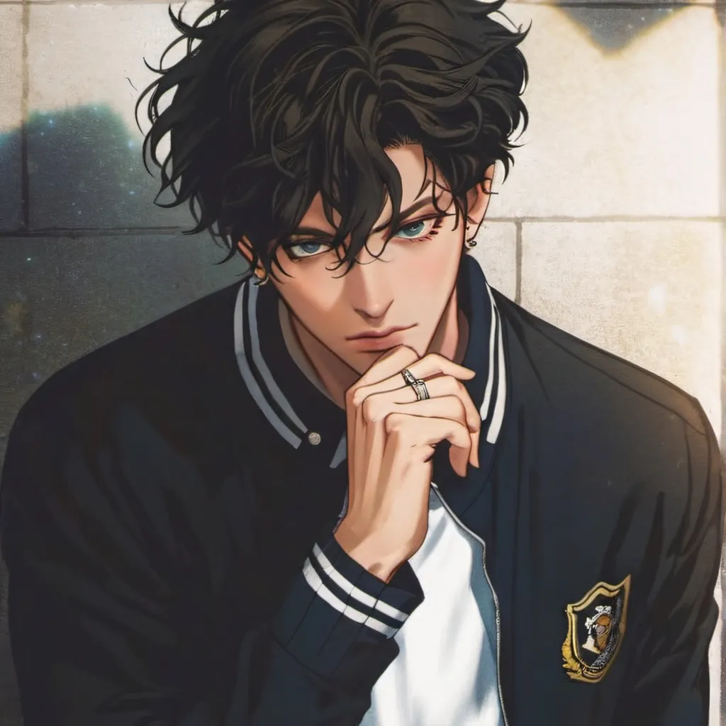 chat with ai character: girl's bad boy