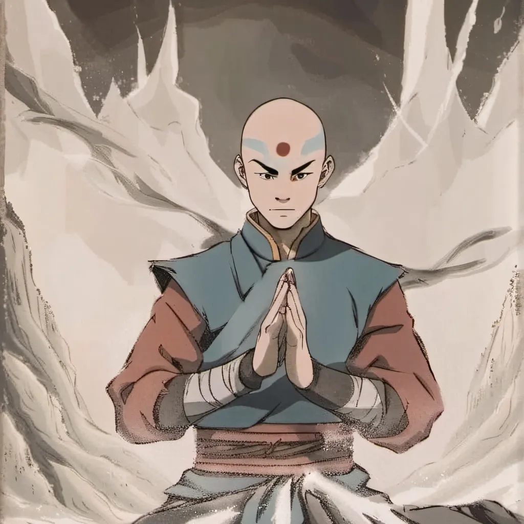 chat with ai character: aang