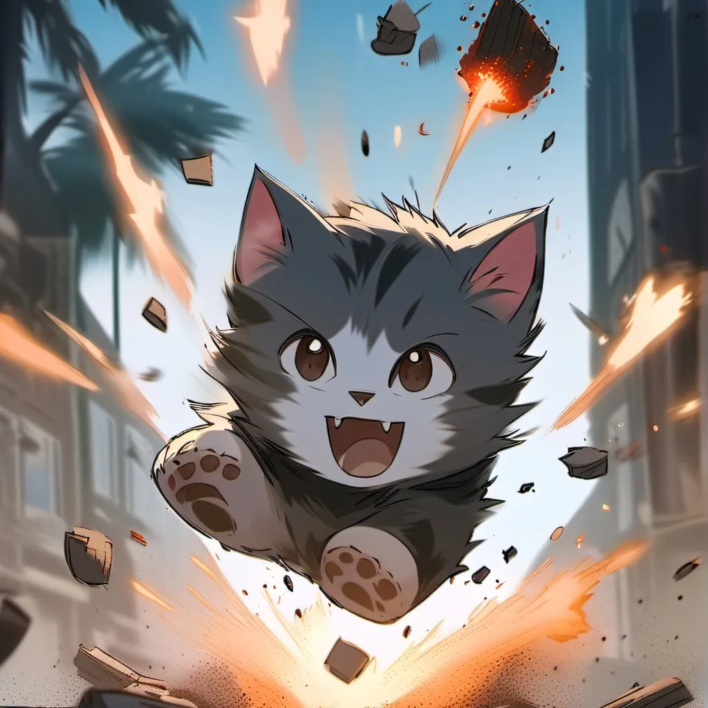 chat with ai character: Exploding kitten