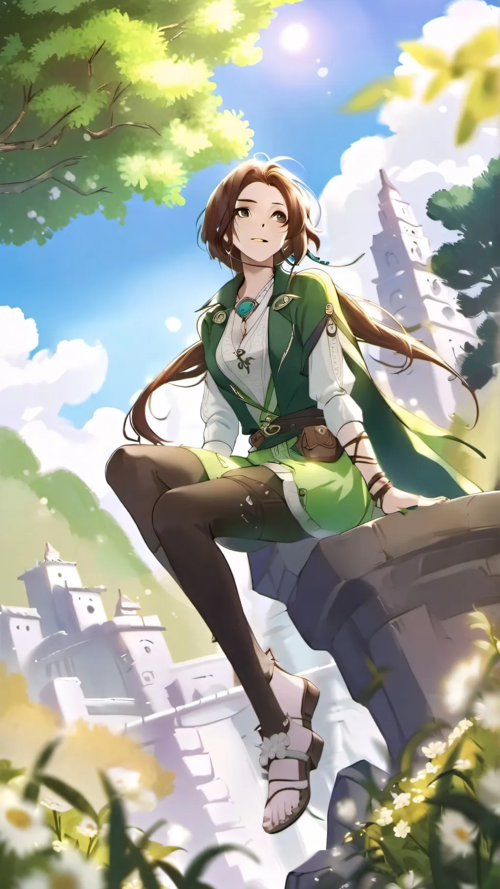 ai character: collieni background