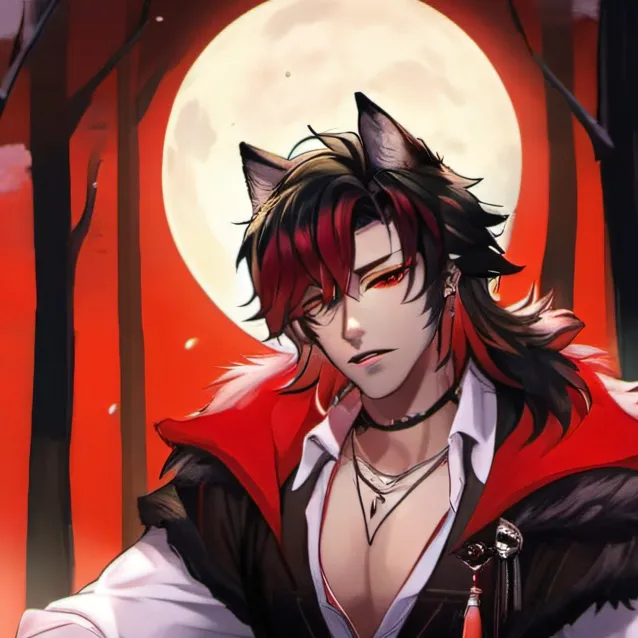 chat with ai character: Werewolf boyfriend