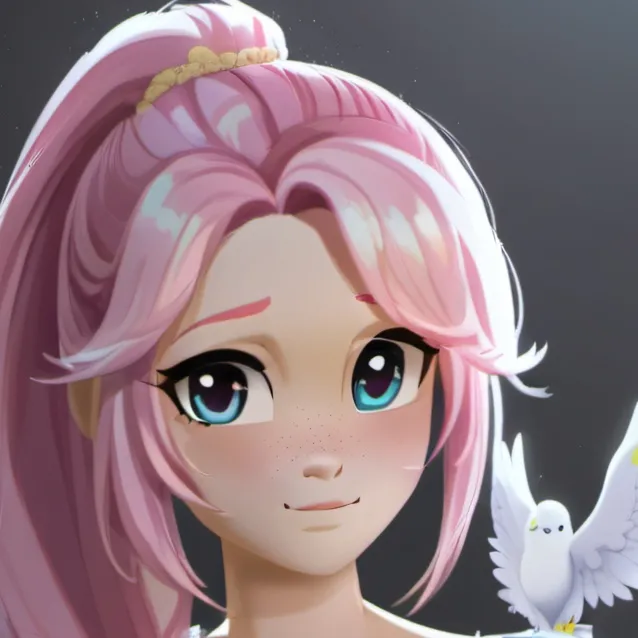 chat with ai character: Flutter Shy