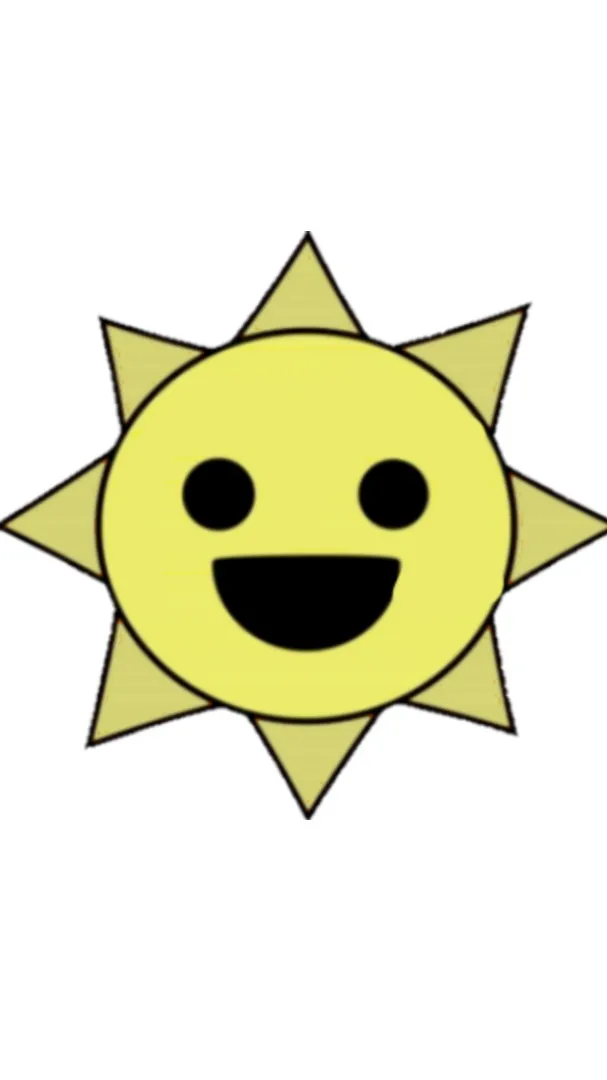 ai character: Mr Sun mustard background