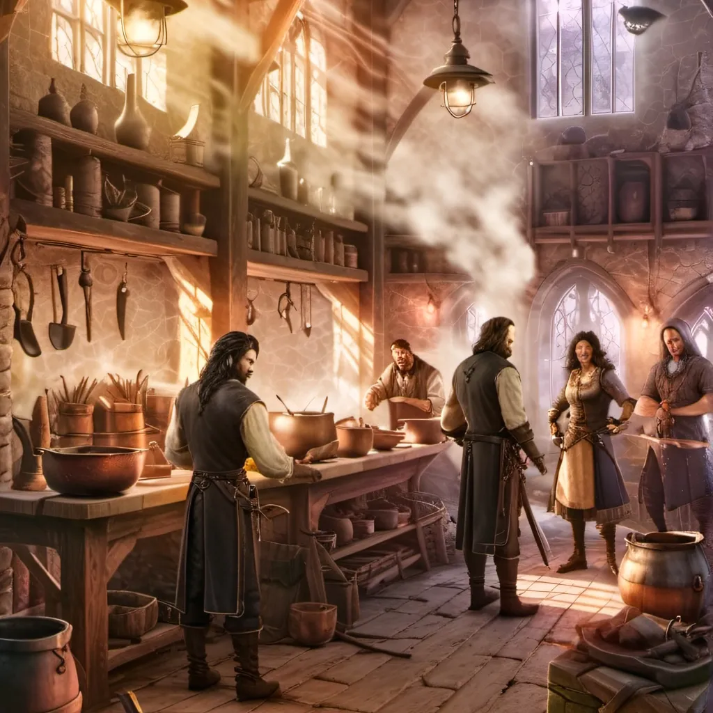 chat with ai character: Blacksmith shop