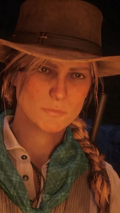 ai character: Sadie Adler  background