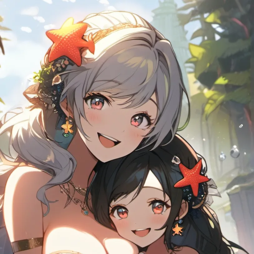 chat with ai character: mermaid sisters
