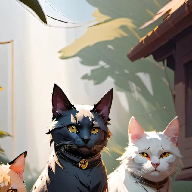 chat with ai character: cat