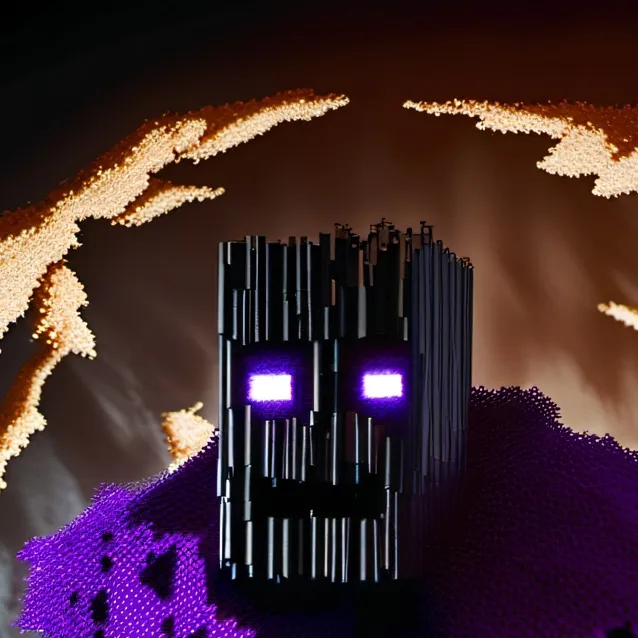 chat with ai character: Black golem