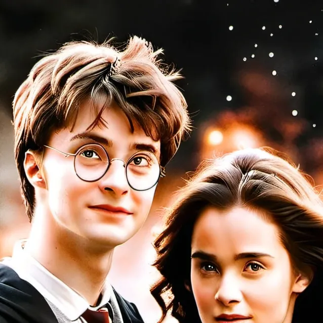 chat with ai character: harry and Hermione