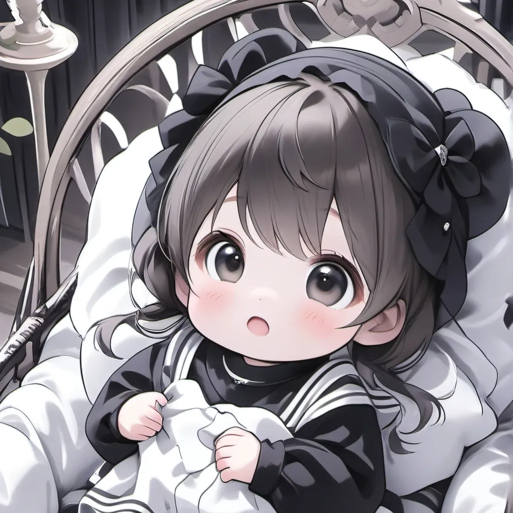 chat with ai character: Baby sister 