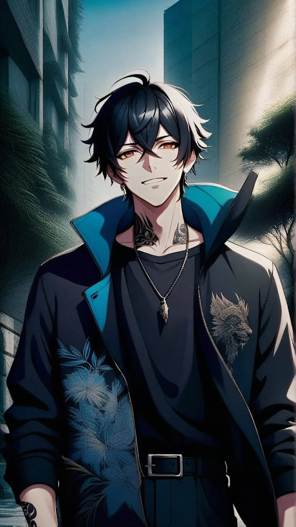 ai character: Léon background