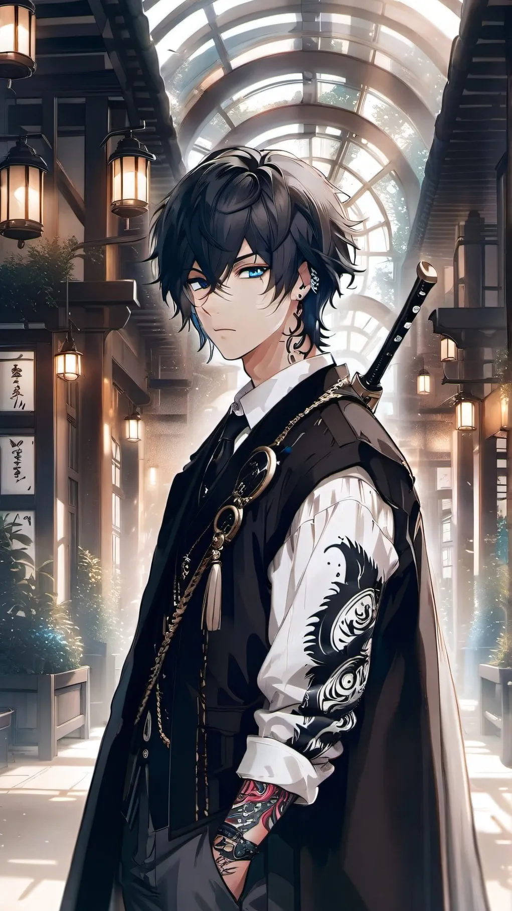 ai character: Ren background