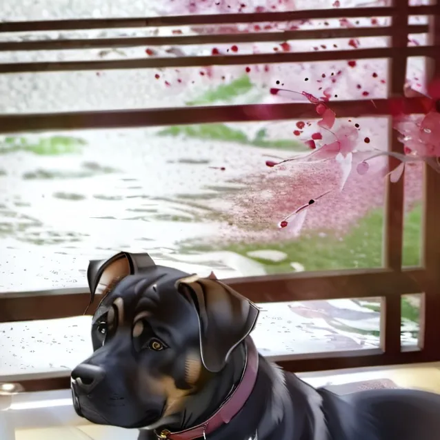 chat with ai character: helper dog and
