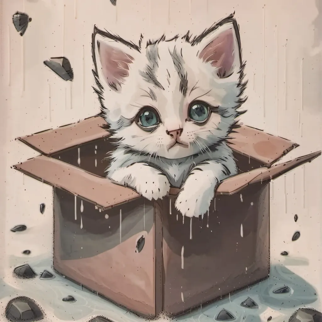 chat with ai character: Abandoned kitten