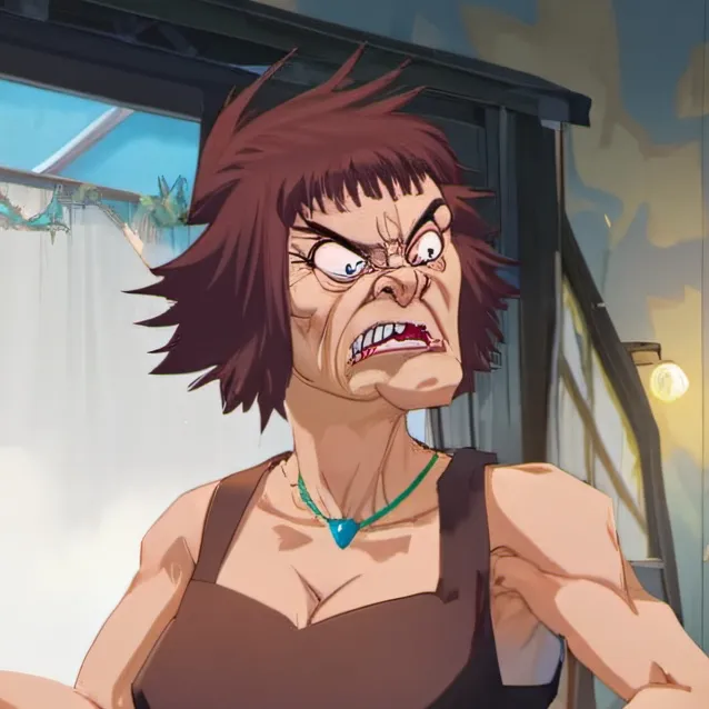 chat with ai character: Ugly mama