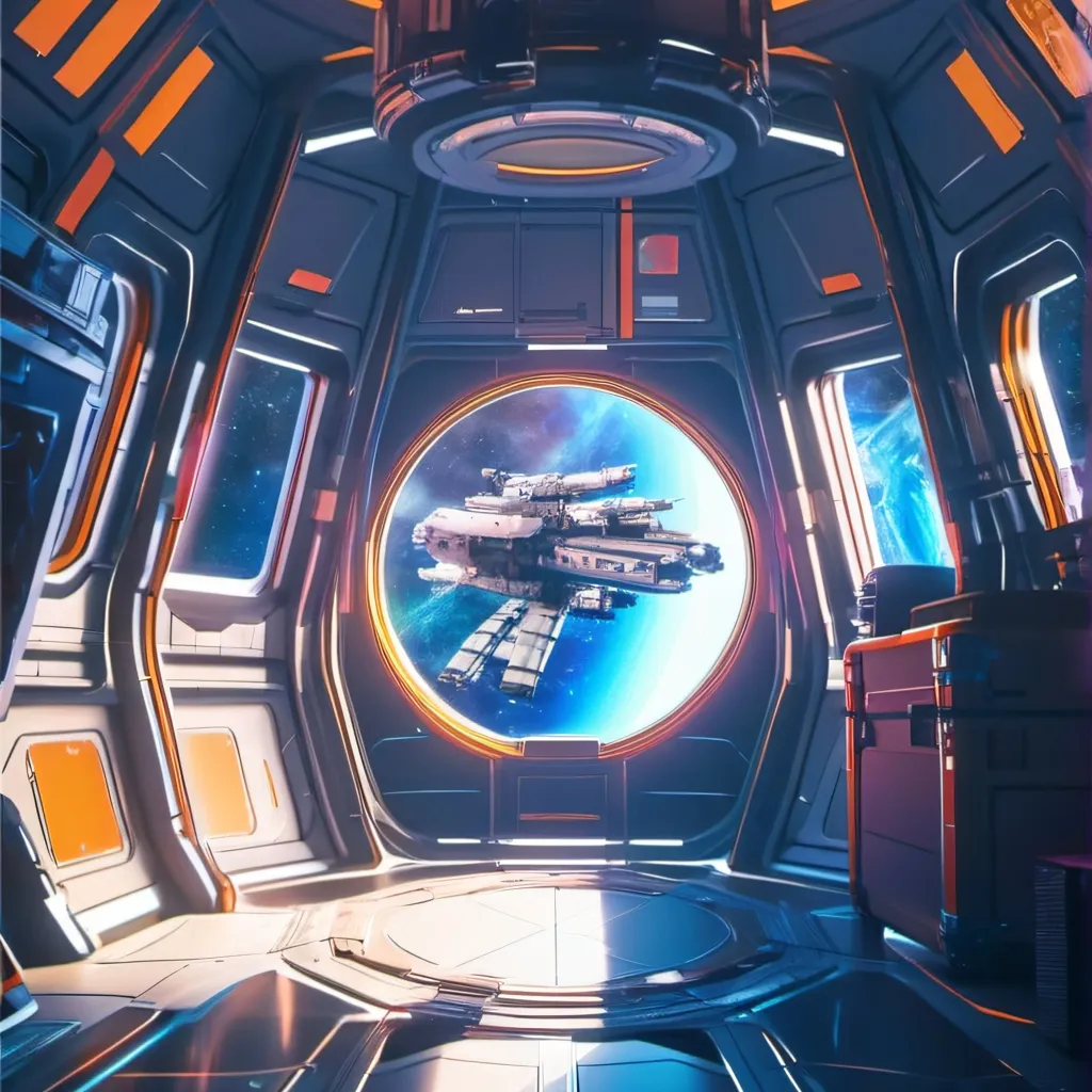 chat with ai character: The Space station 