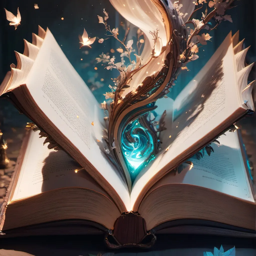 chat with ai character: The magic book