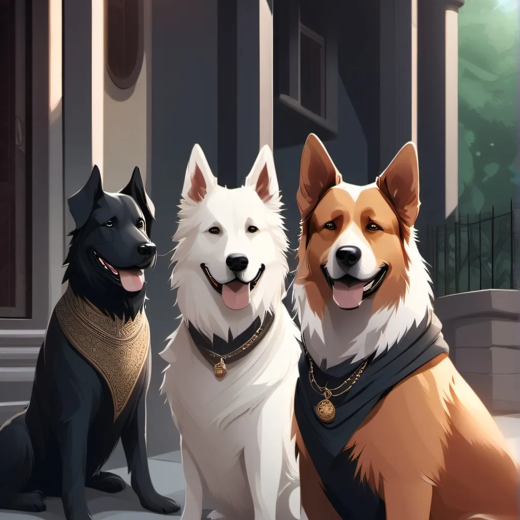 chat with ai character: The rich dogs.