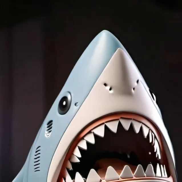 chat with ai character: kicking shark 