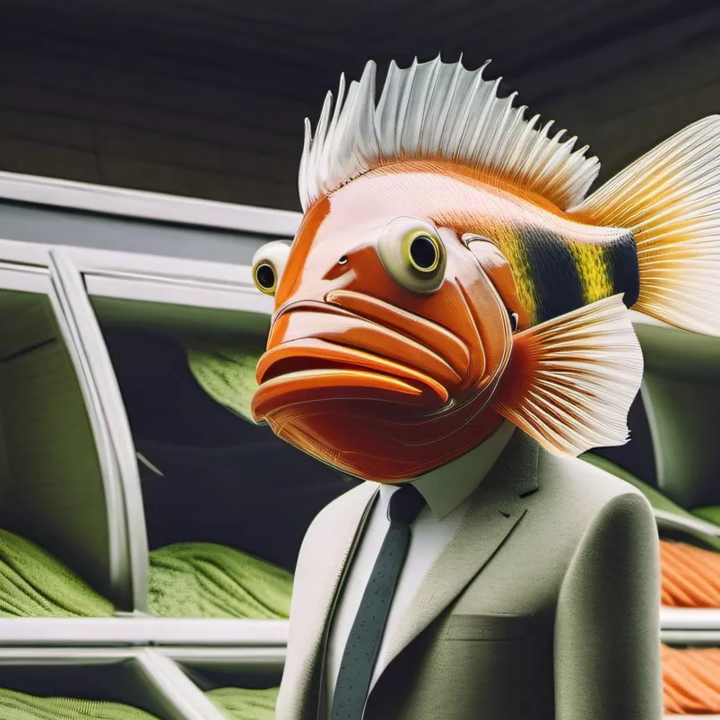 chat with ai character: Fish man