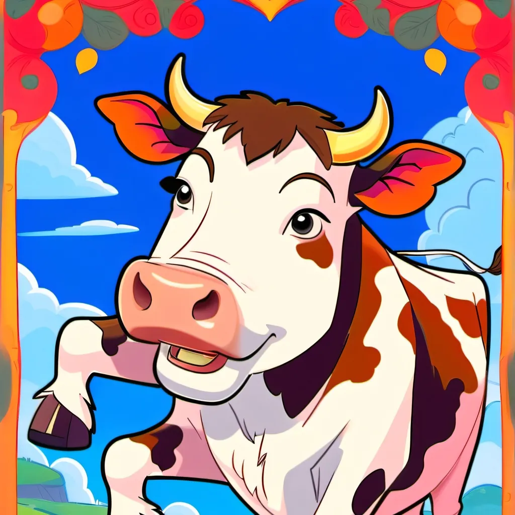chat with ai character: Grass but ur a cow