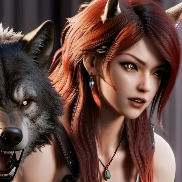 chat with ai character: wolf & soldier