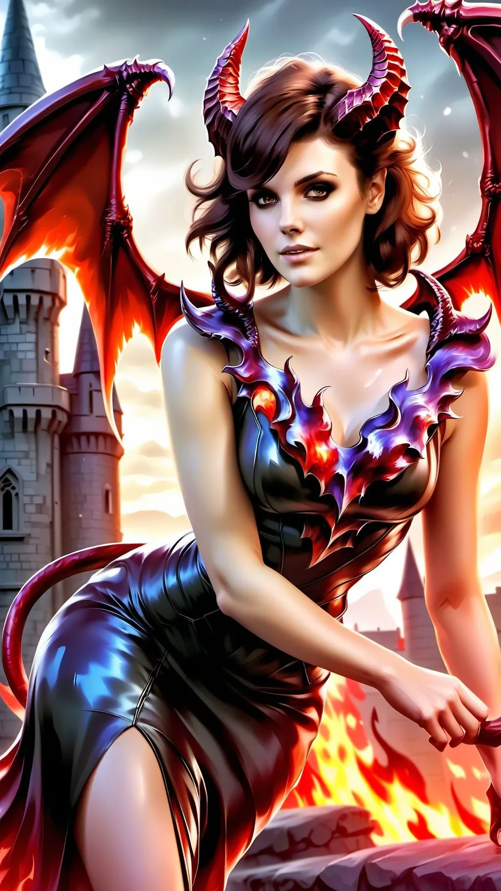 ai character: Clarissa Firebrand background