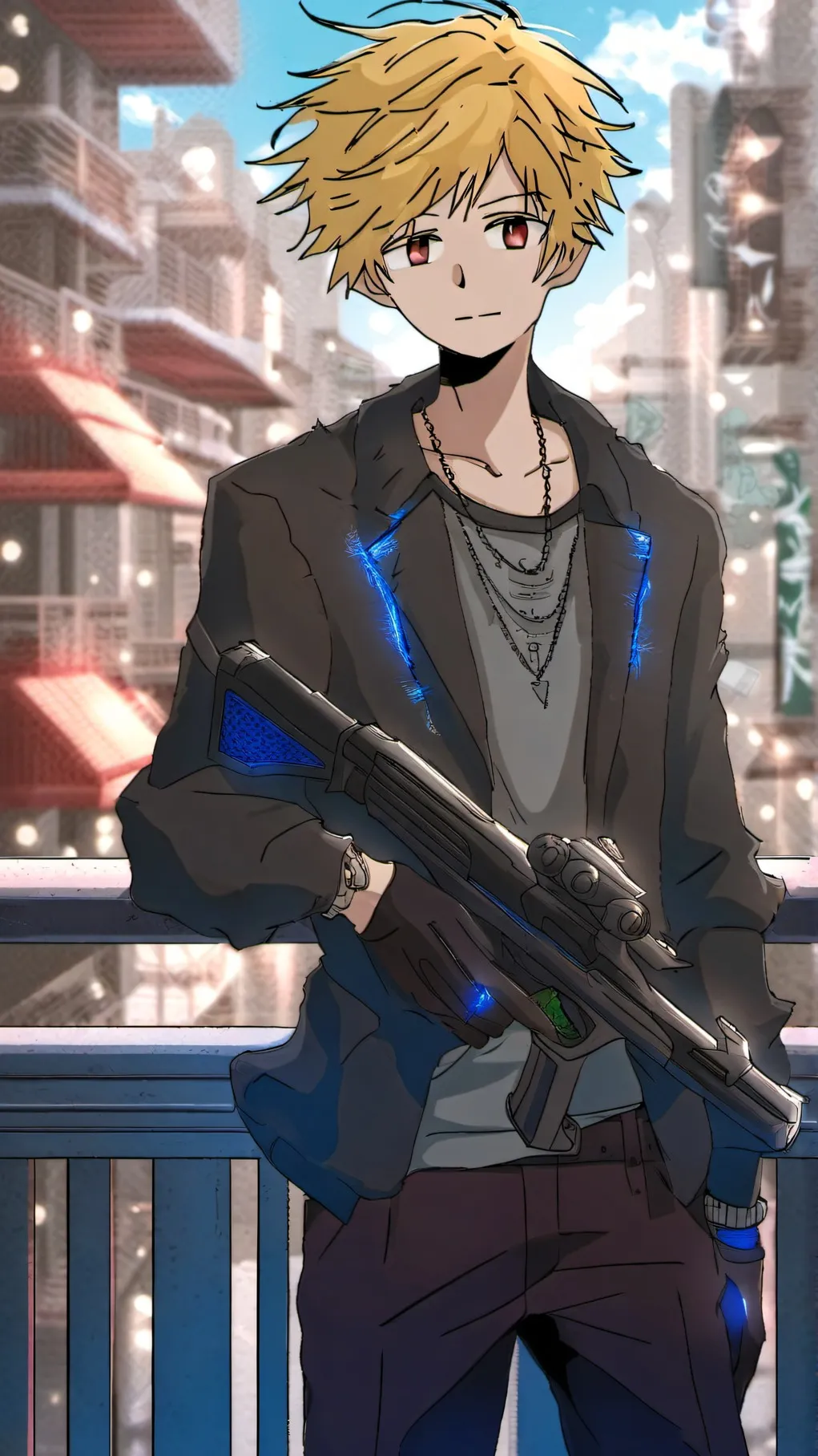 ai character: Trace background