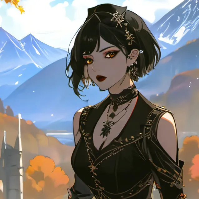 chat with ai character: giantess goth max
