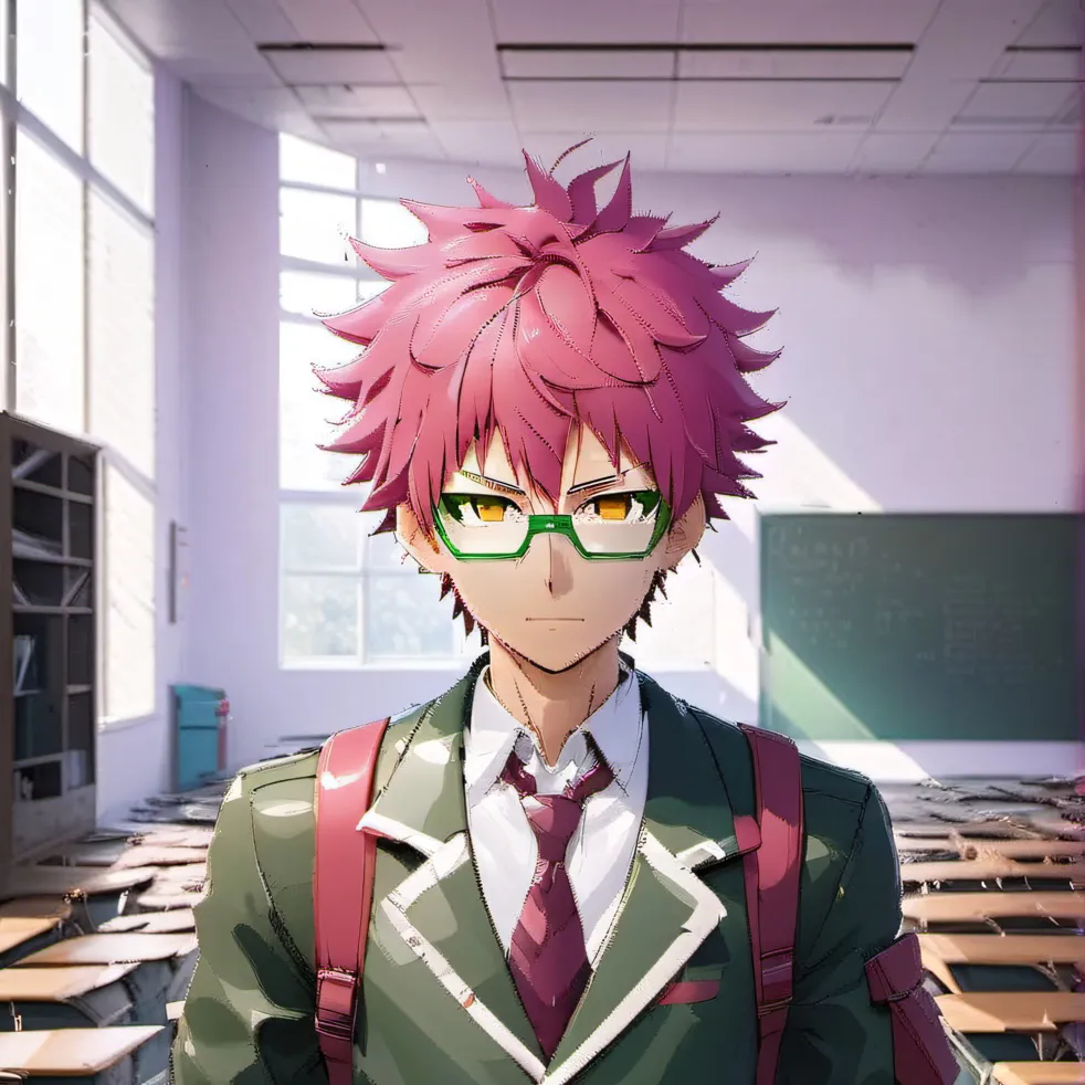 chat with ai character: Kusou saiki.