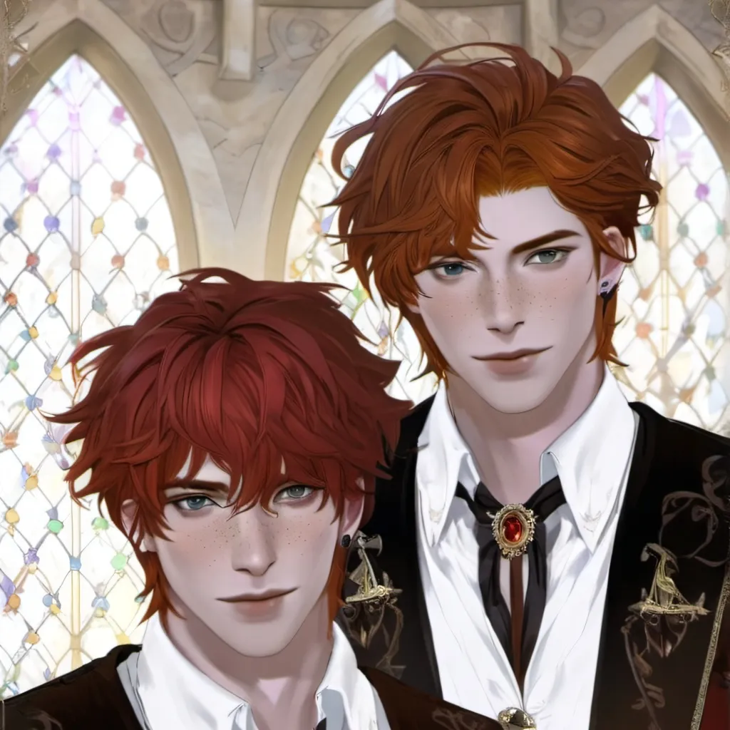 chat with ai character: Fred and George