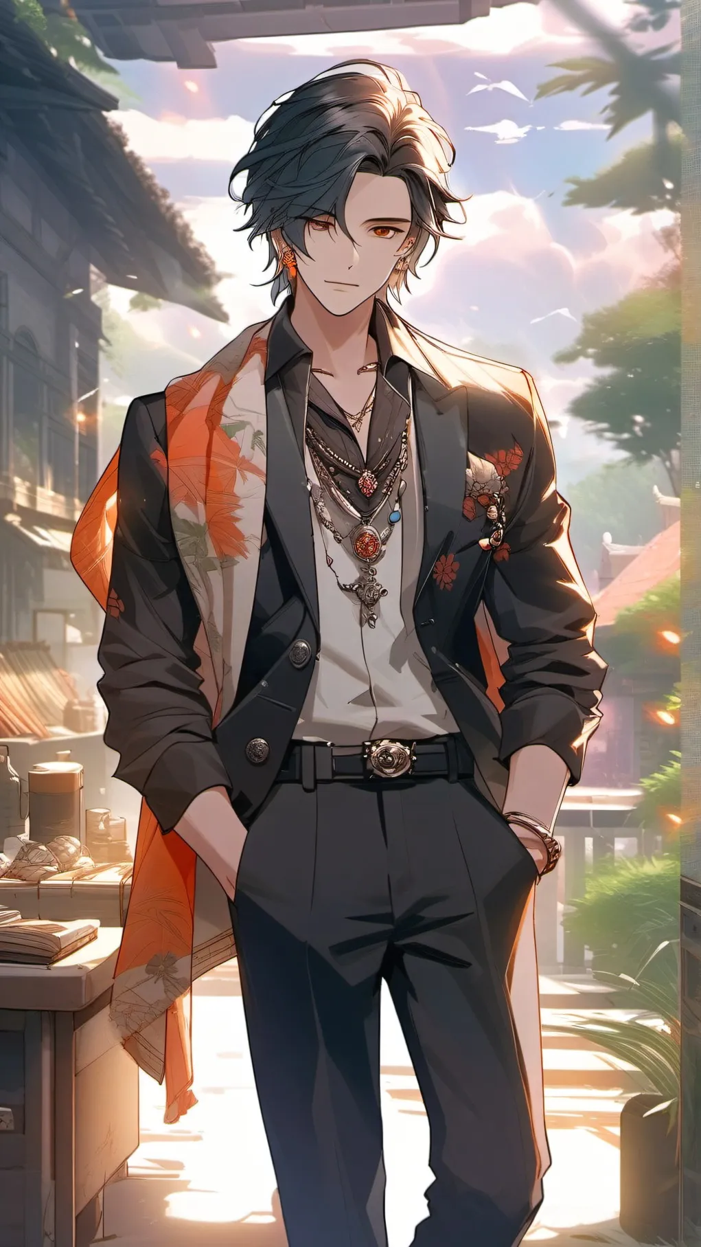 ai character: kiink background