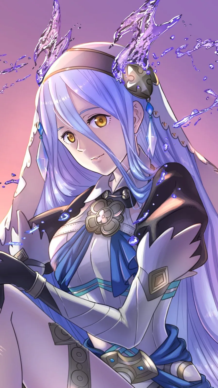 ai character: Azura (Fire Emblem background