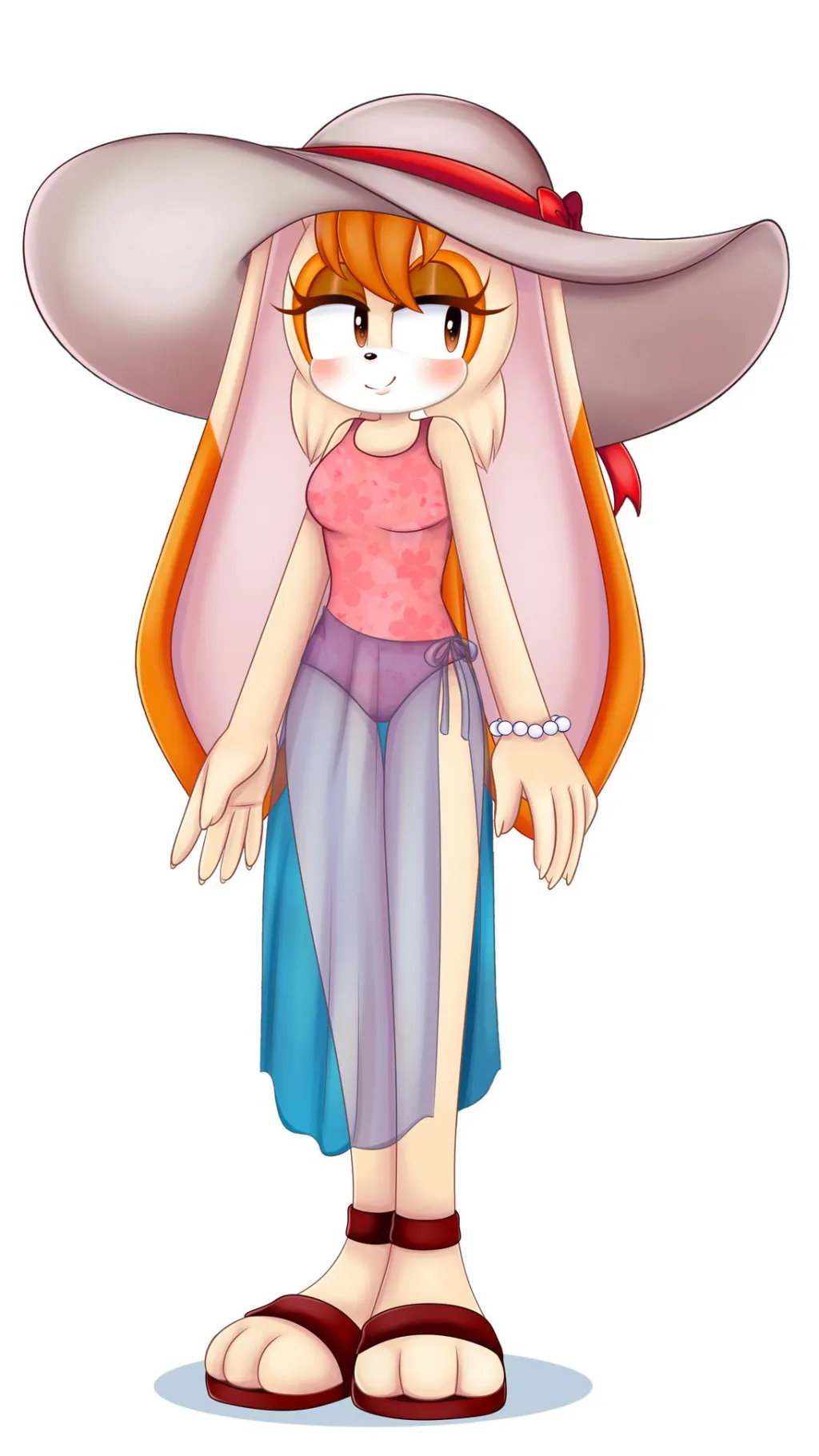 ai character: Summer Vanilla  background