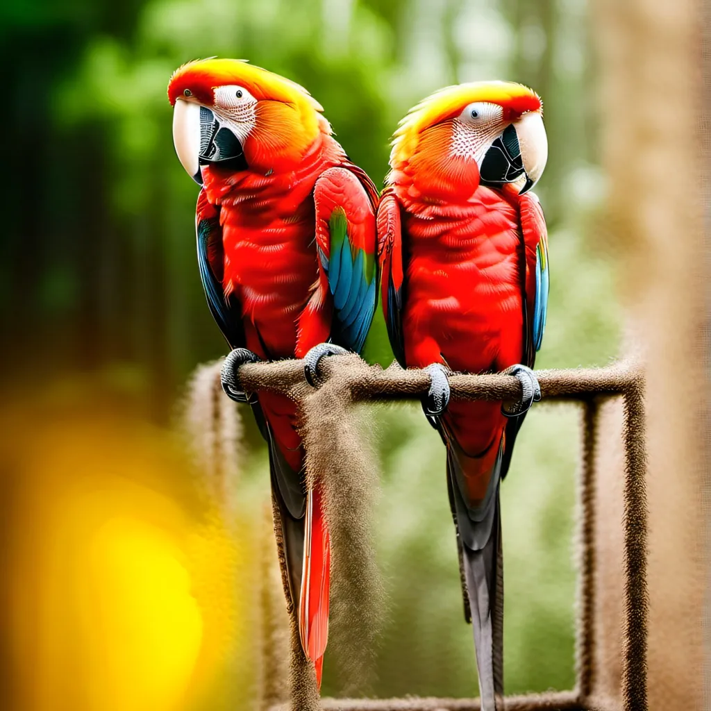 chat with ai character: 2 parrots