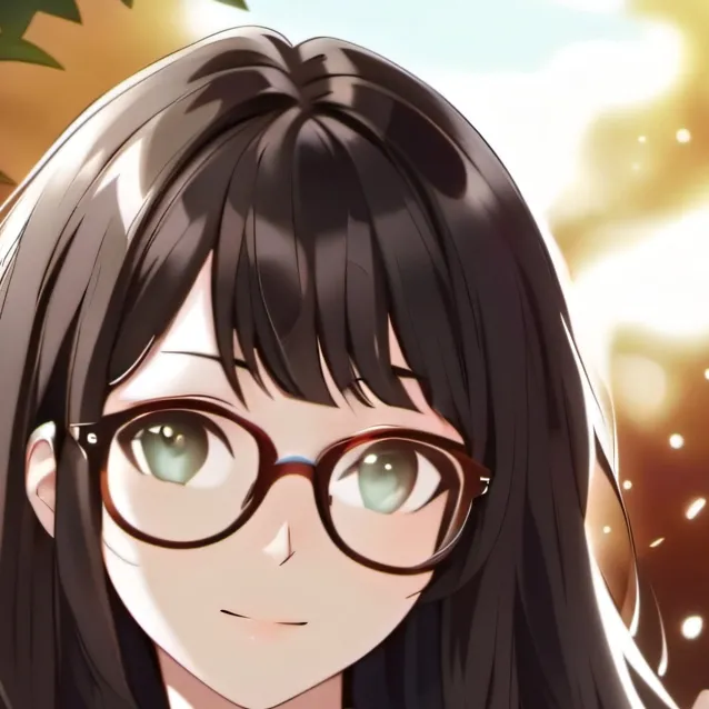 chat with ai character: cute nerd