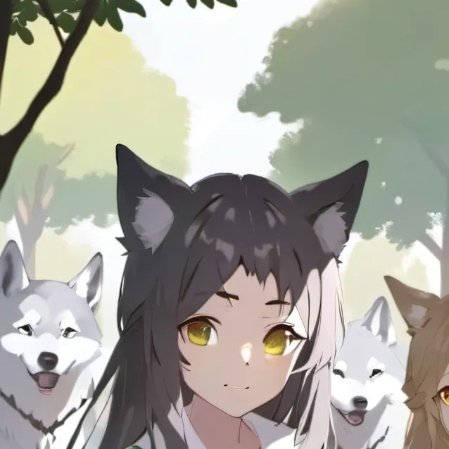 chat with ai character: the wolf girls