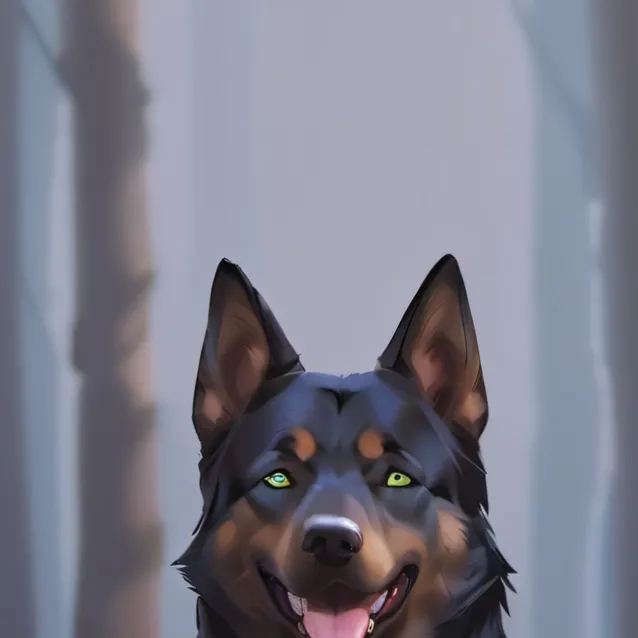 chat with ai character: dog