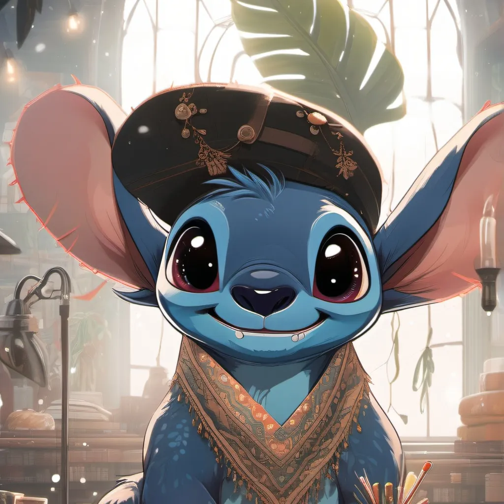 chat with ai character: stitch