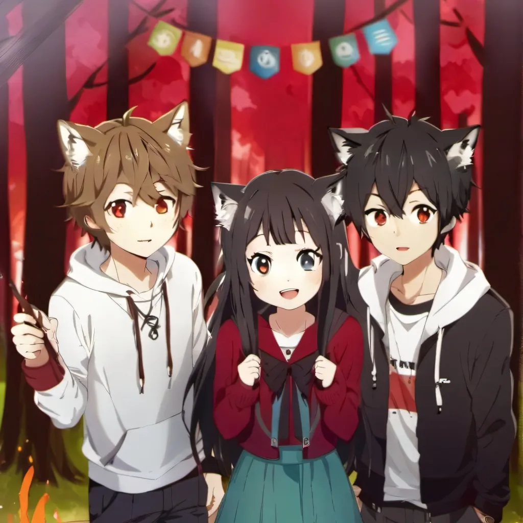 chat with ai character: (Neko world)