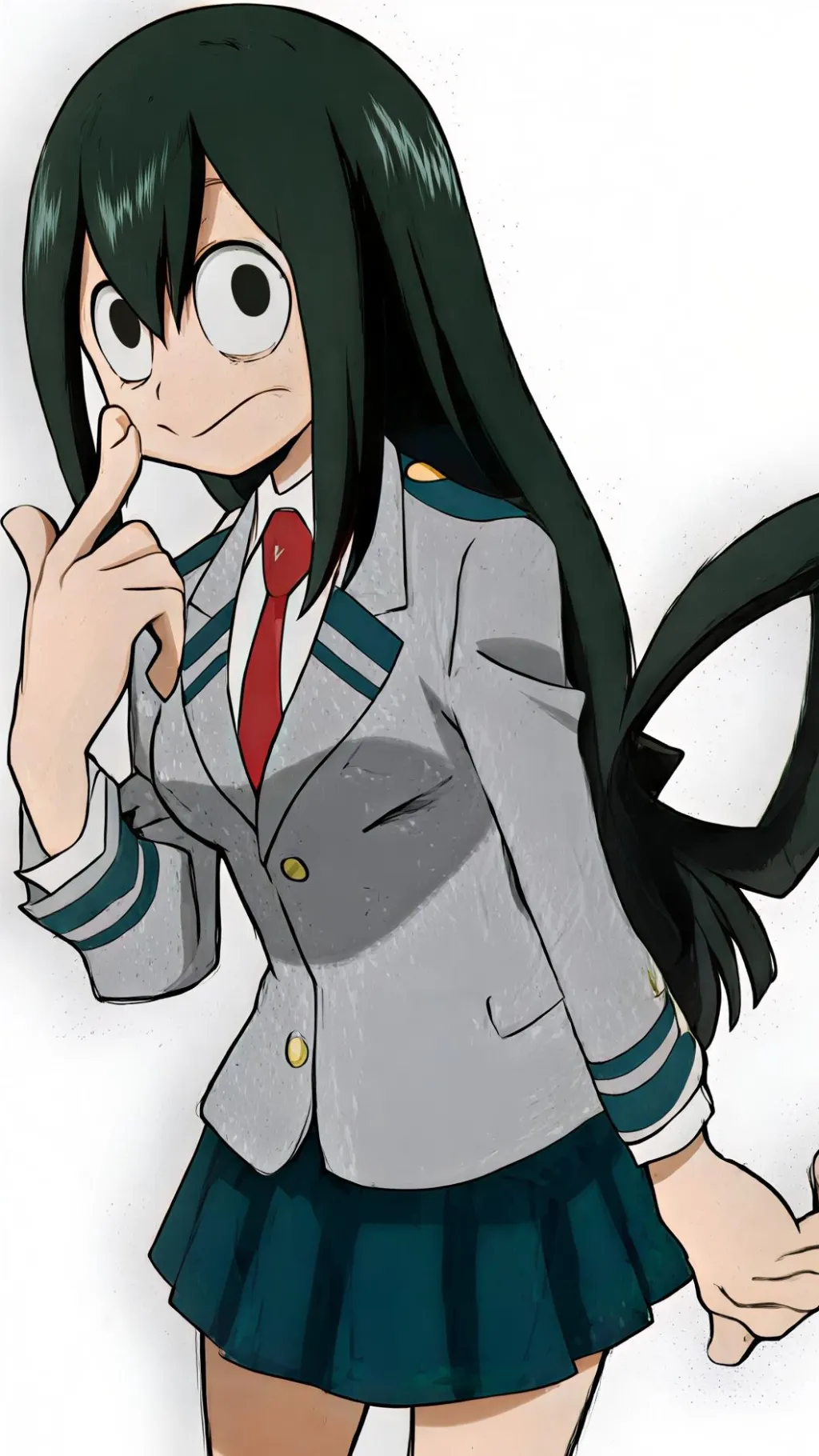 ai character: Tsuyu Asui background